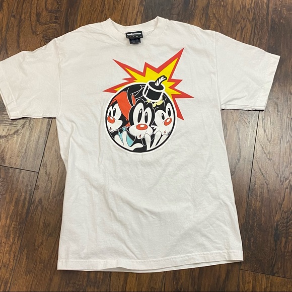 The Hundreds X Animaniacs white shirt size medium - Picture 2 of 7